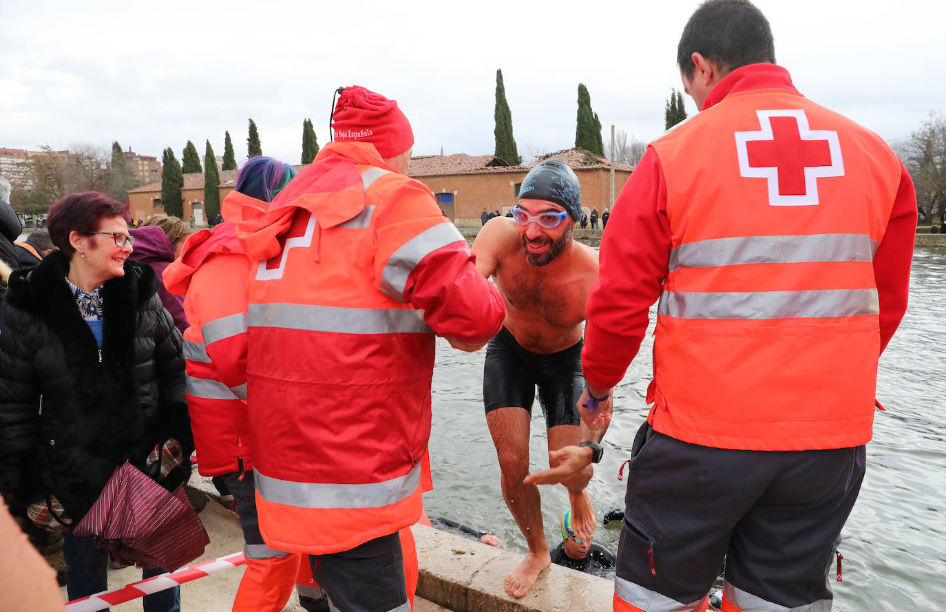 Fotos: A prueba de valientes en la Dársena del Canal en Palencia