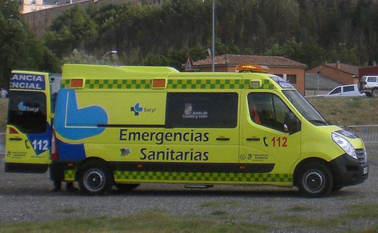 Ambulancia de Sacyl. 