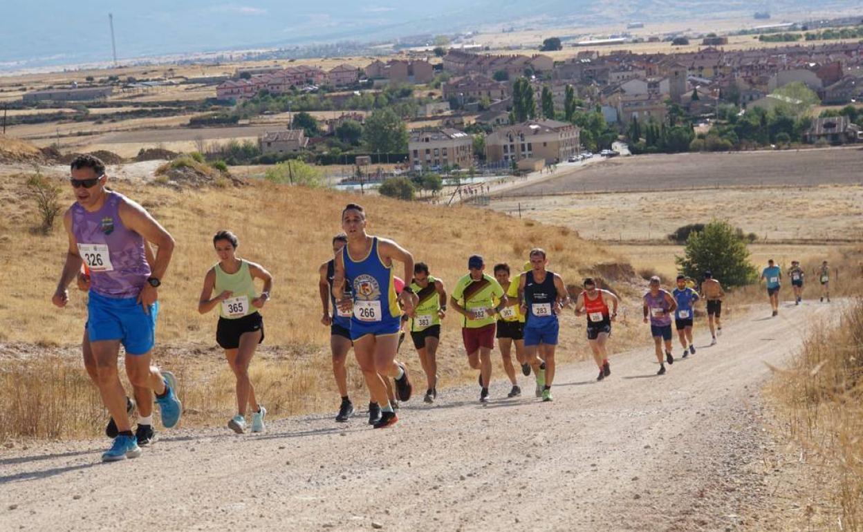 Carrera pedestre disputada en Espirdo.