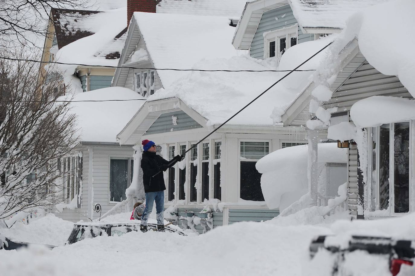 Fotos: La nieve y el hielo sepultan el estado de Nueva York