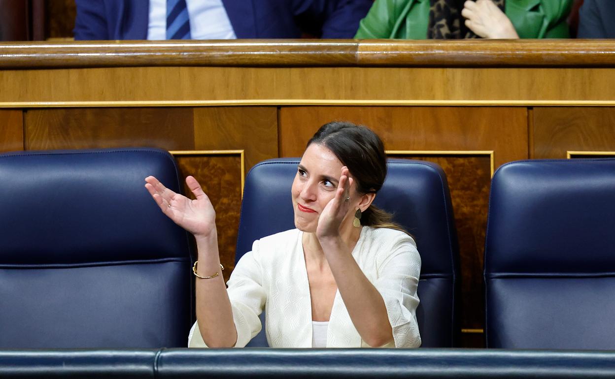 La ministra de Igualdad, Irene Montero. 