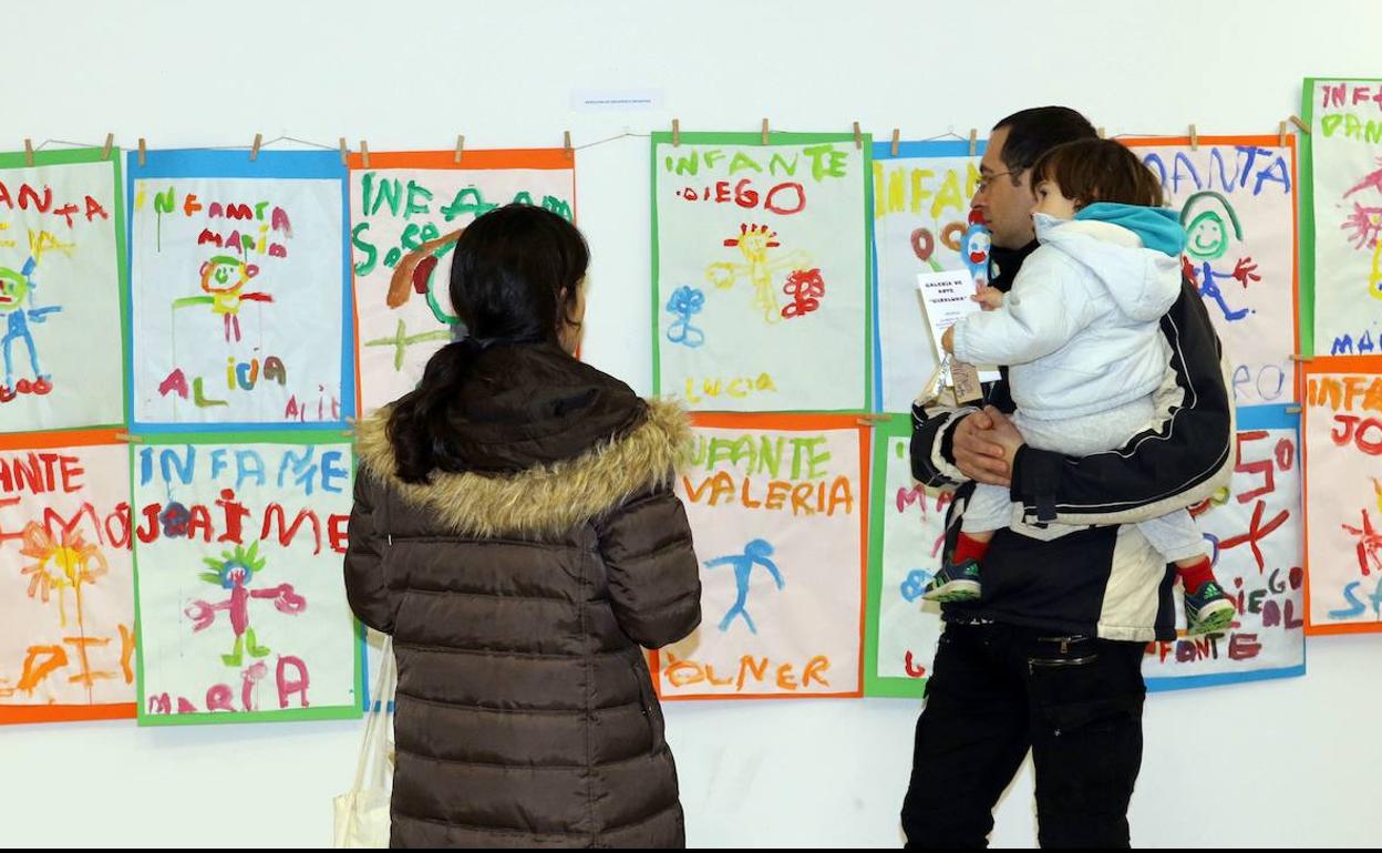 Actividades escolares en un colegio de Valladolid.