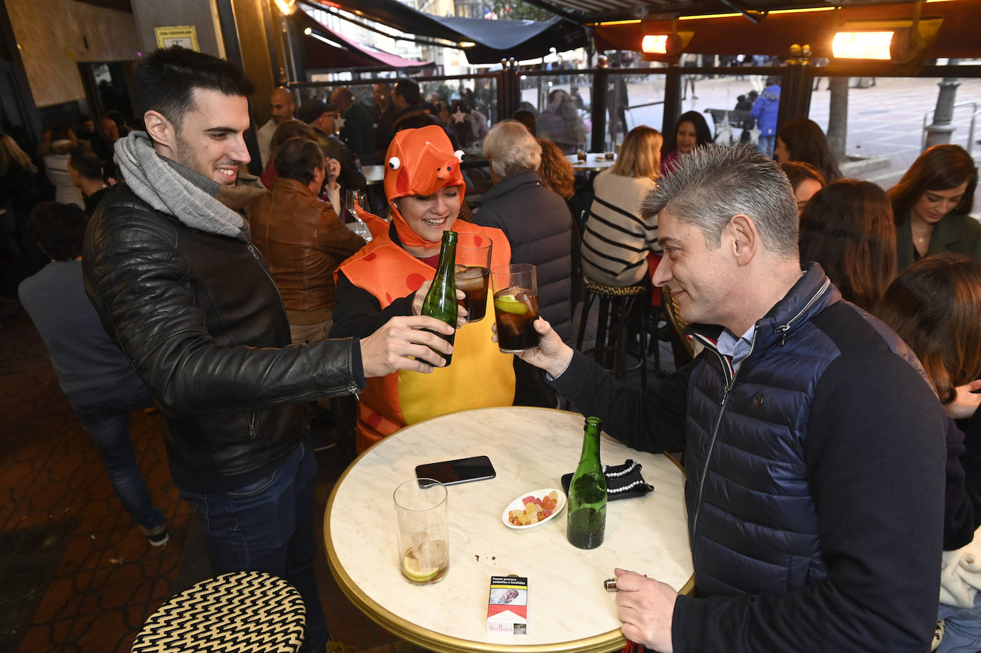Fotos: Ambiente de tardeo en Valladolid durante la Nochevieja