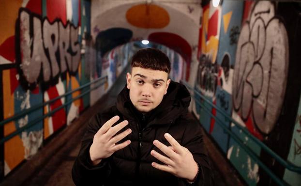 Beni VM, en el túnel de Las Delicias, el barrio que le ha visto crecer.