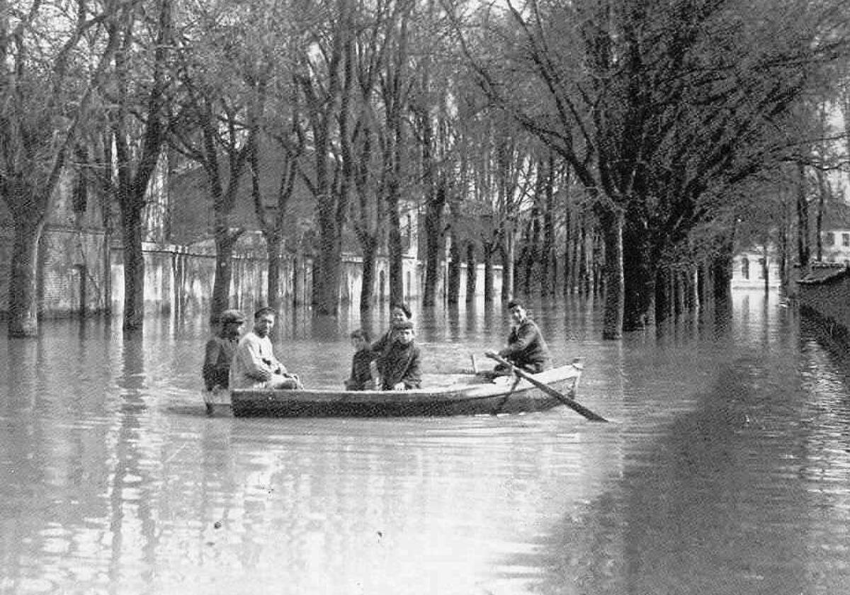 Inundaciones en el prado.