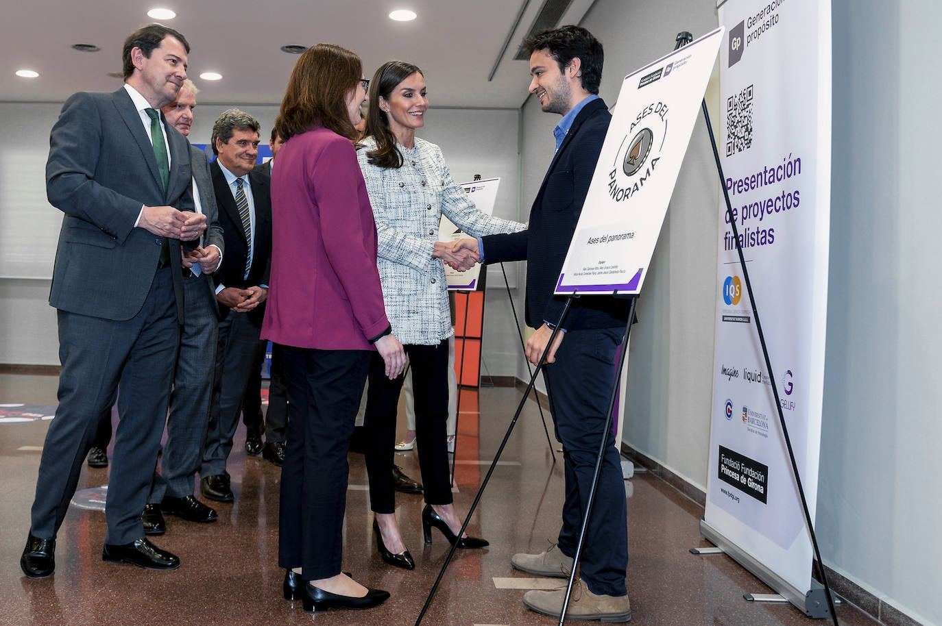 Letizia anima a aprender en Valladolid