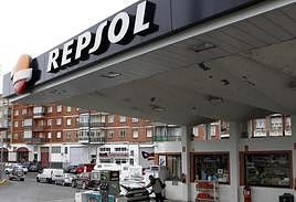Gasolinera de Repsol.
