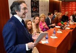 Presentación de la gala benéfica, que se celebrará en el Teatro Zorrilla.