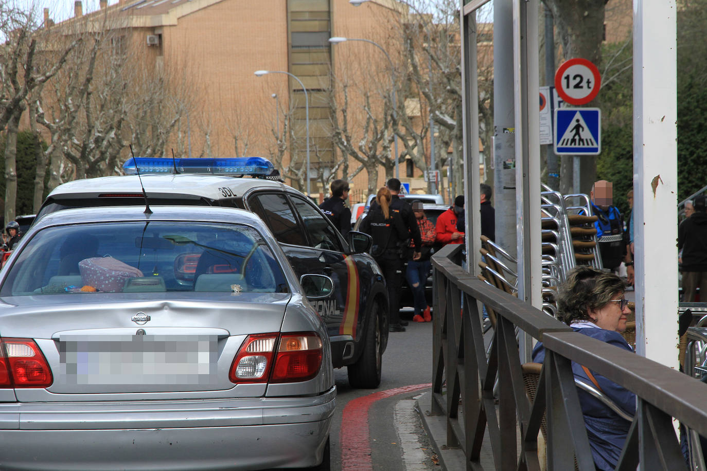Despliegue policial en Segovia