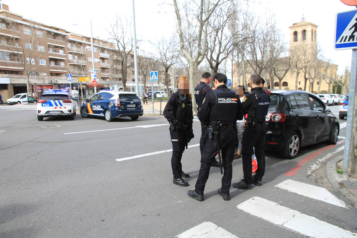 Despliegue policial en Segovia