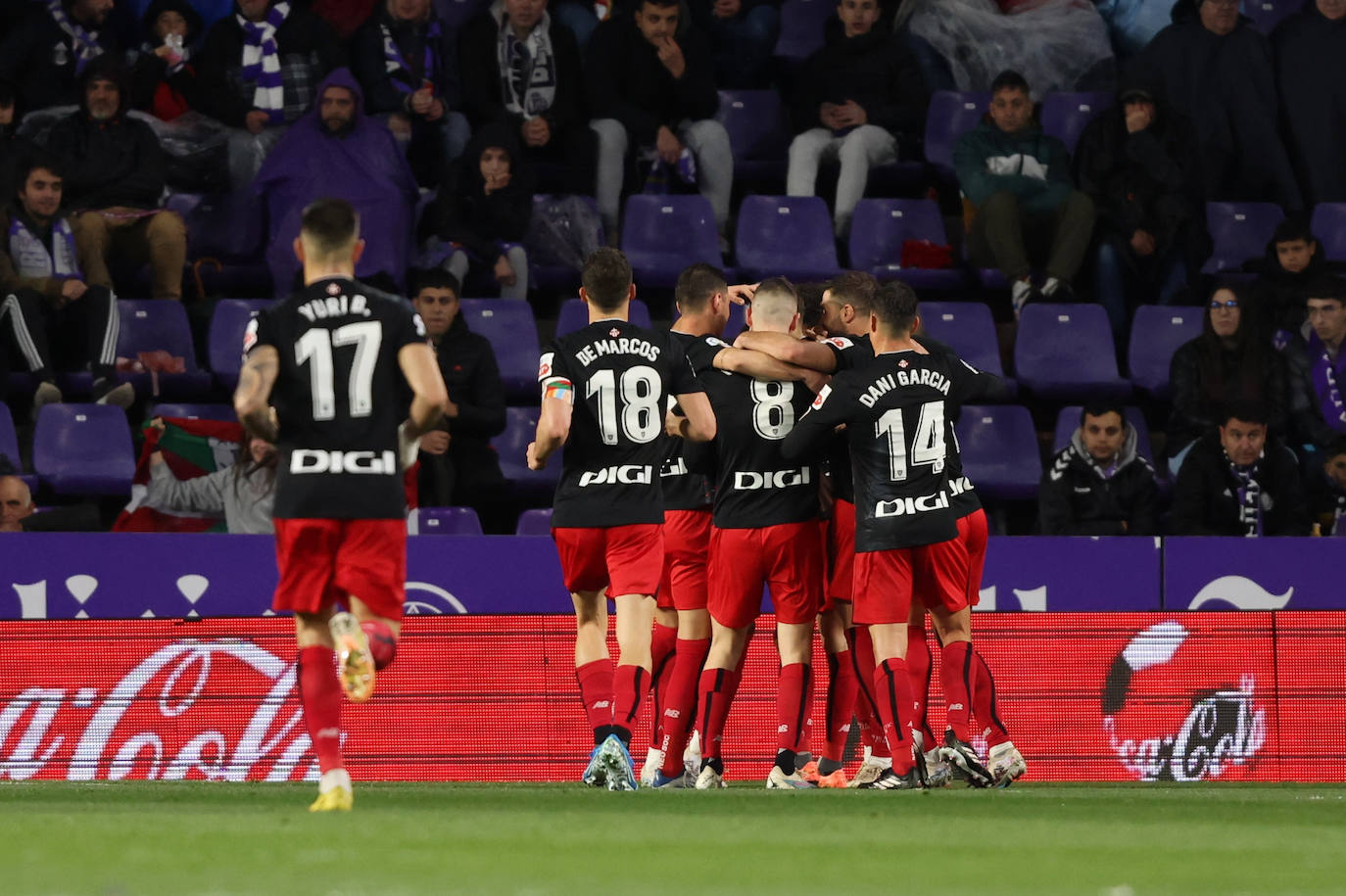 Las imágenes de la derrota del Real Valladolid frente al Athletic