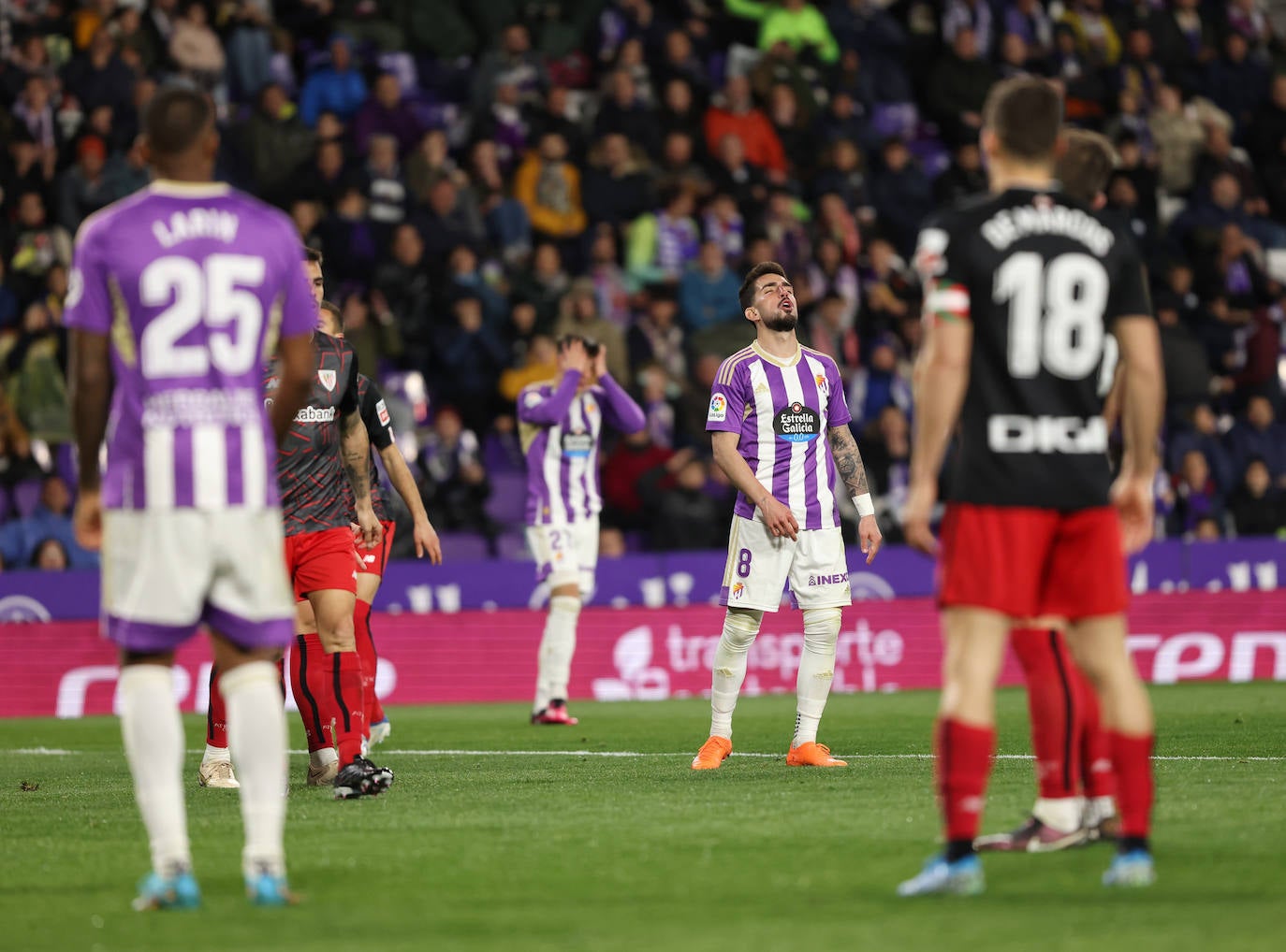 Las imágenes de la derrota del Real Valladolid frente al Athletic