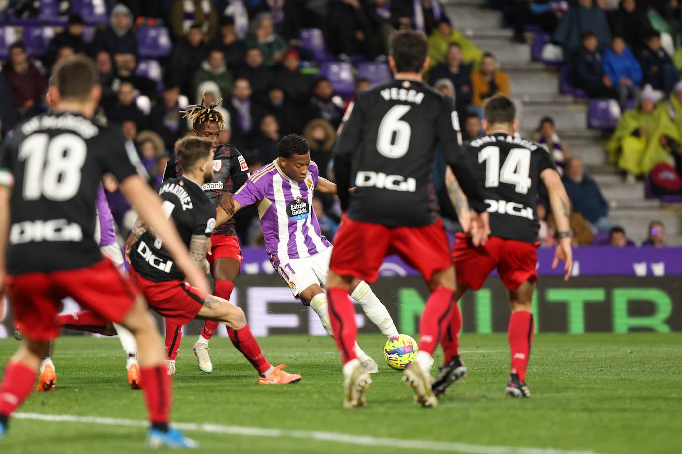 Las imágenes de la derrota del Real Valladolid frente al Athletic