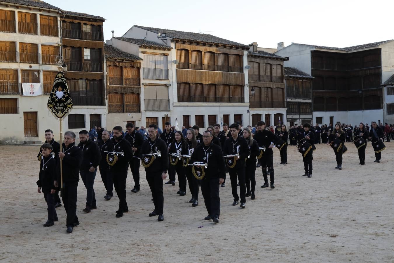 Concentración de bandas de Semana Santa en Peñafiel