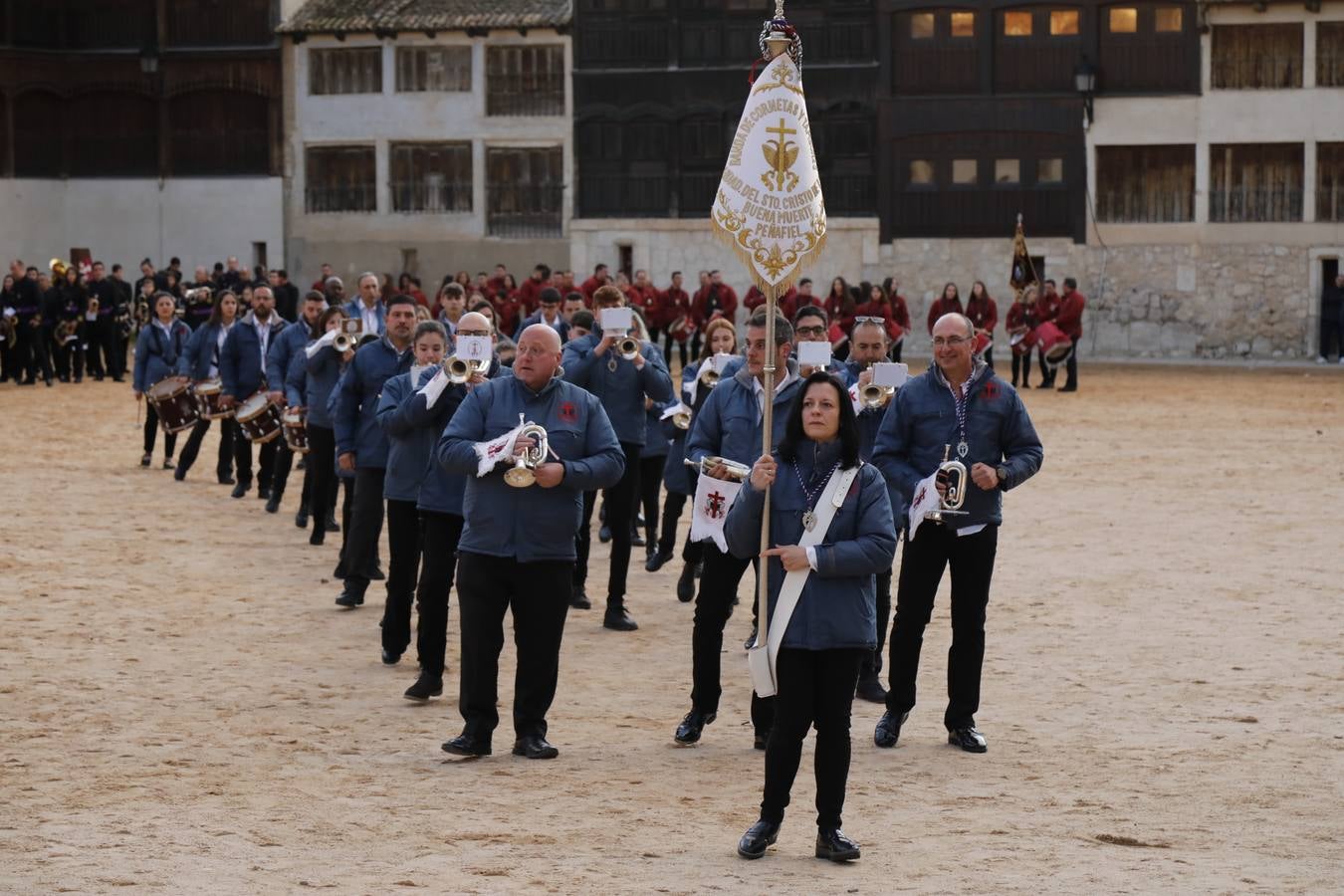 Concentración de bandas de Semana Santa en Peñafiel