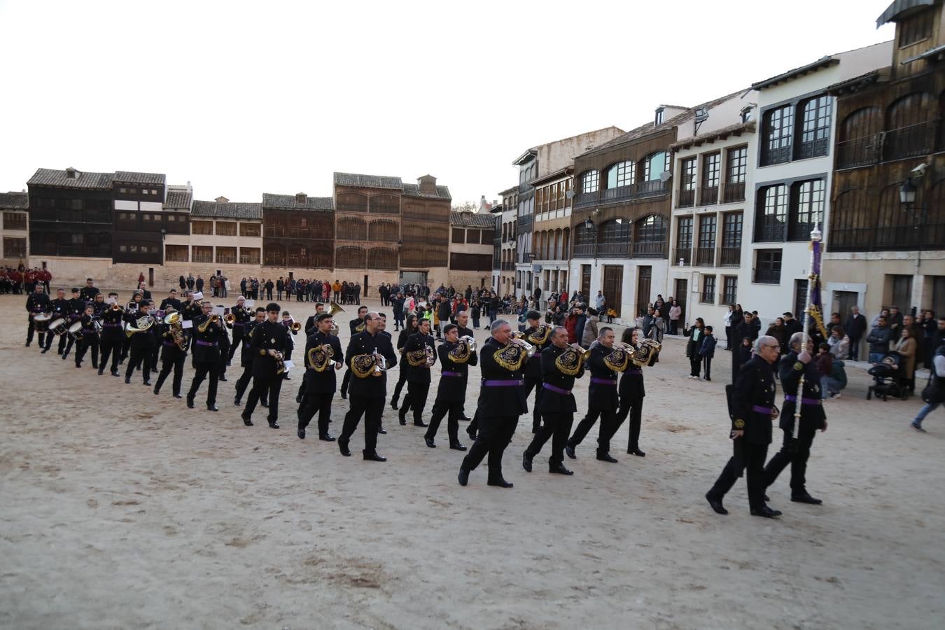 Concentración de bandas de Semana Santa en Peñafiel