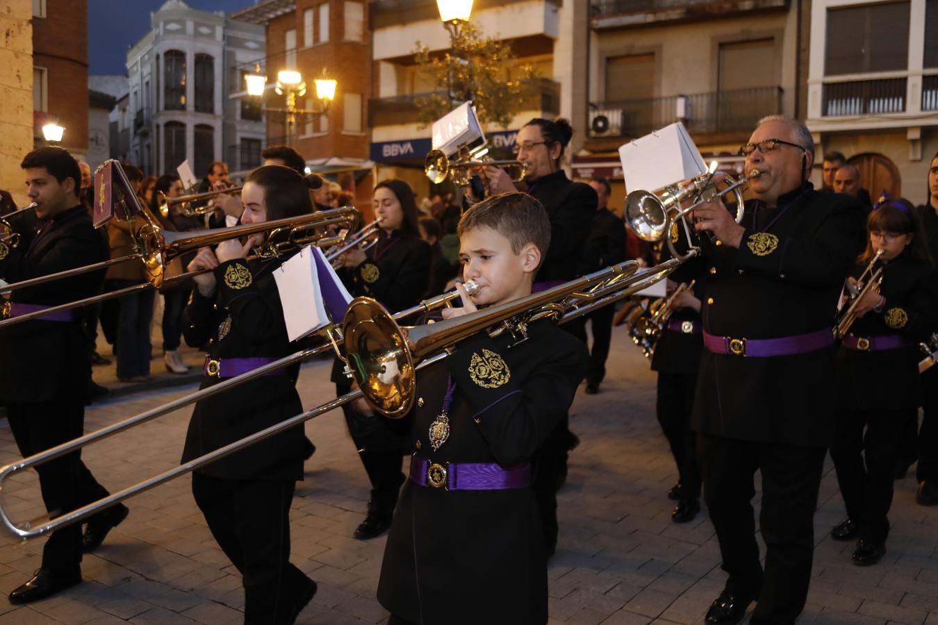 Concentración de bandas de Semana Santa en Peñafiel