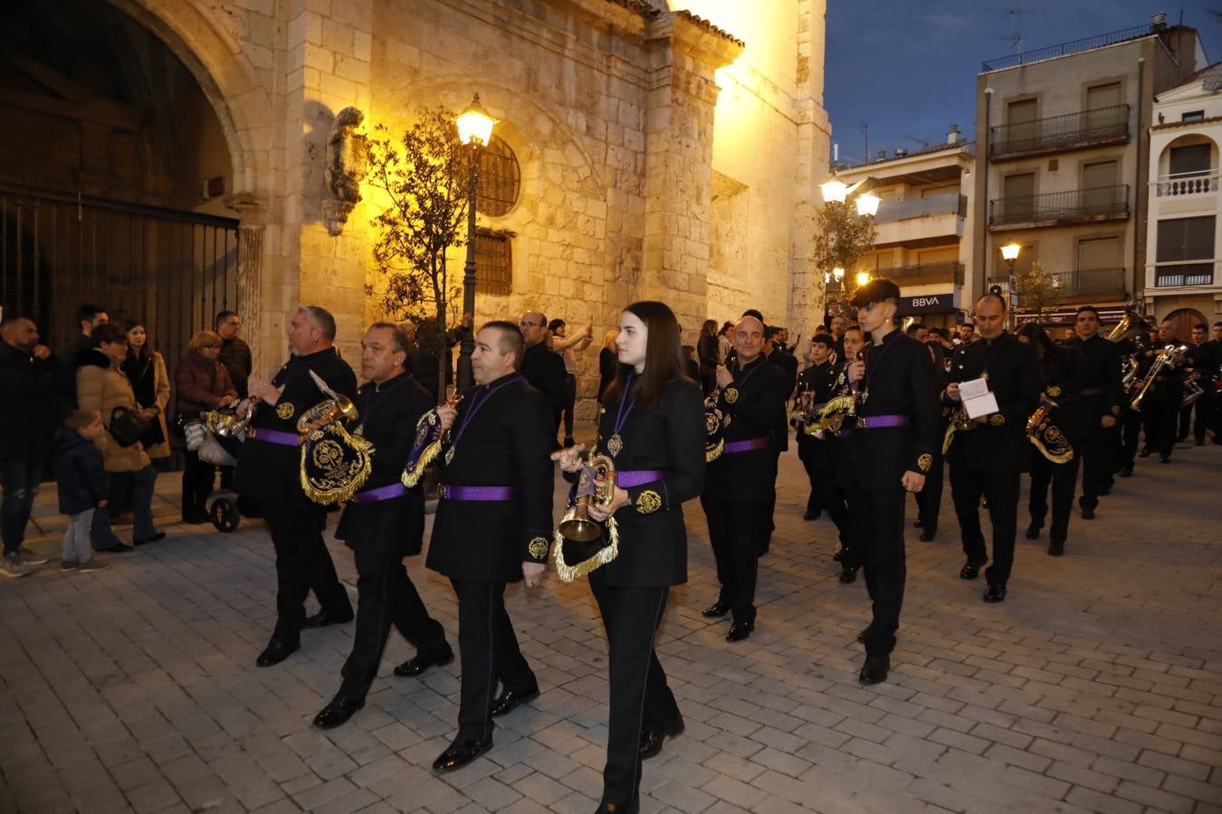 Concentración de bandas de Semana Santa en Peñafiel