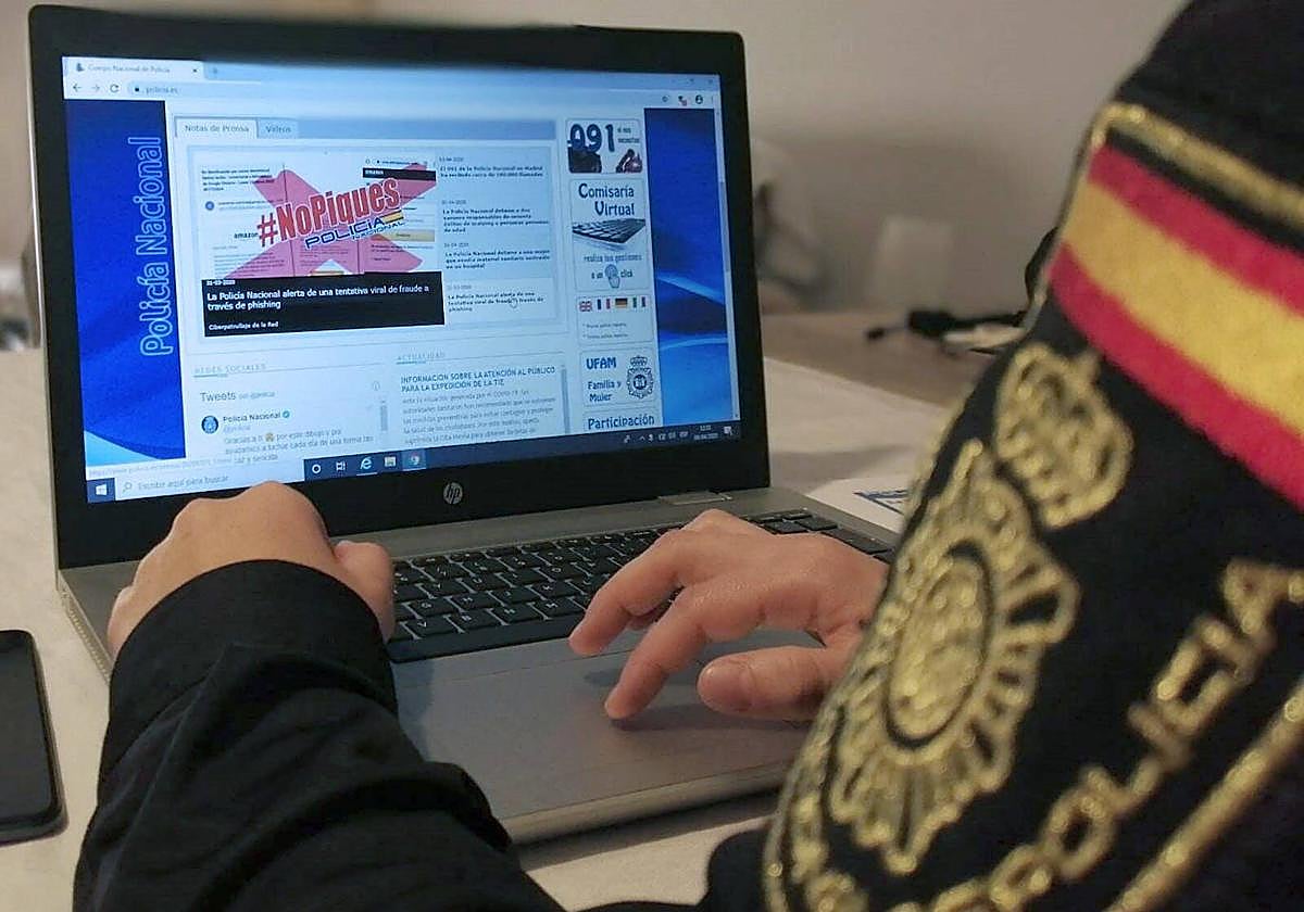 Experto en delitos informáticos de la Policía Nacional.