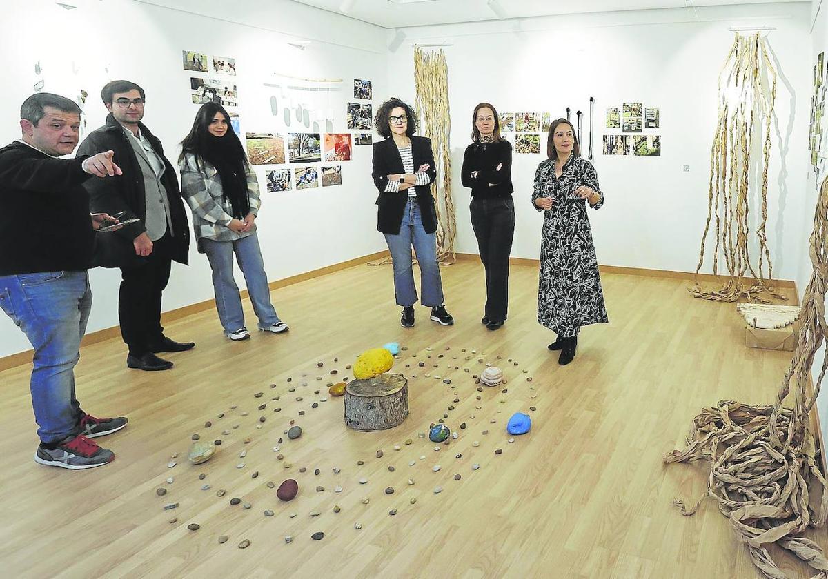 Presentación de la exposición de instalaciones multisensoriales, que se puede visitar hasta el 14 de abril en La Yutera.