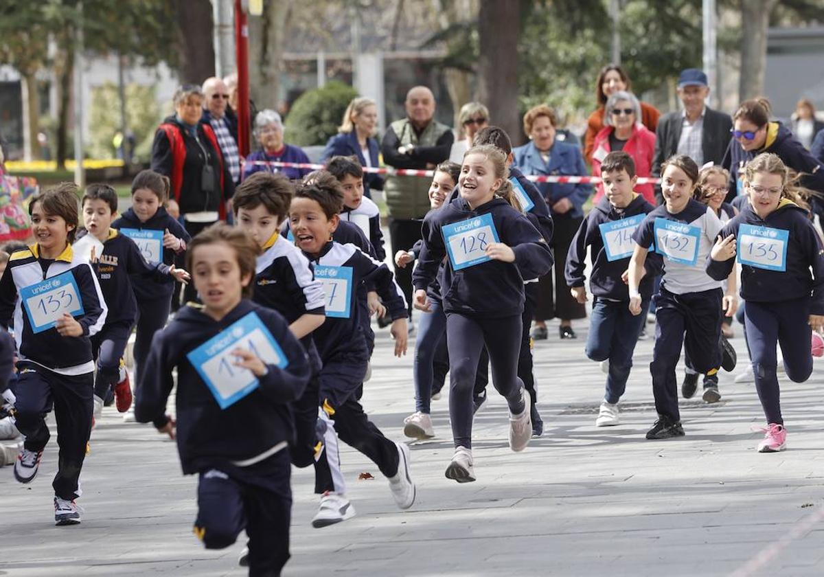 La Salle corre en Palencia por Unicef