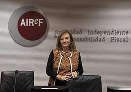 La presidenta Autoridad Independiente de Responsabilidad Fiscal (AIReF), Cristina Herrero.