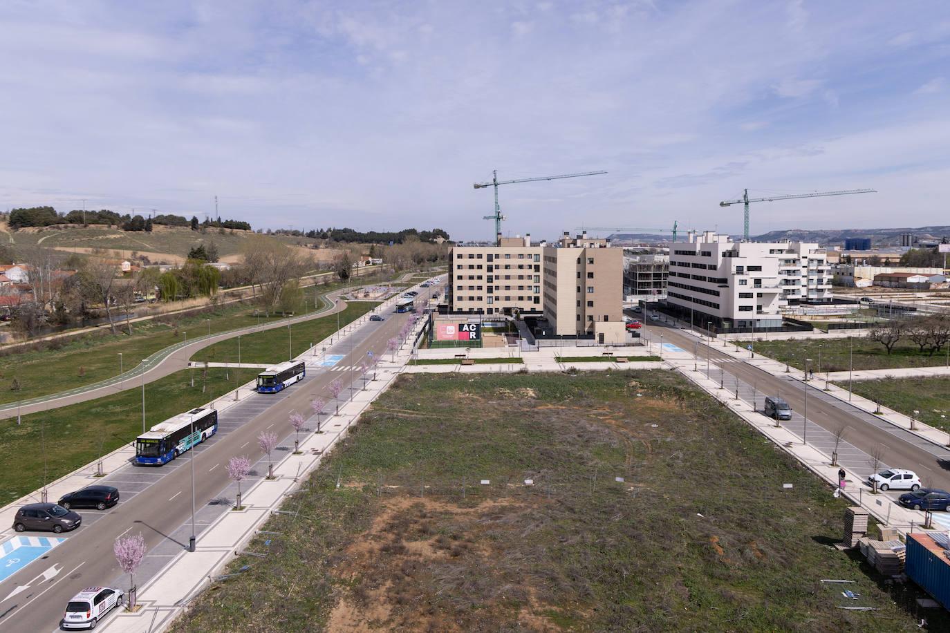 Nuevas construcciones de viviendas en la Carretera Burgos