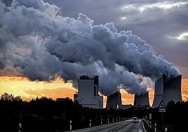 Una planta de energía de carbón en Boxberg (Alemania.