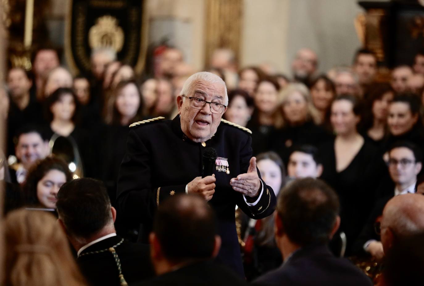 La banda municipal ofrece un concierto en la iglesia de la Vera Cruz