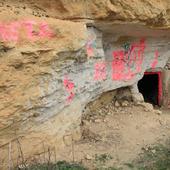 Las rocas afectadas por las pintadas conservan vestigios de hace 85 millones de años