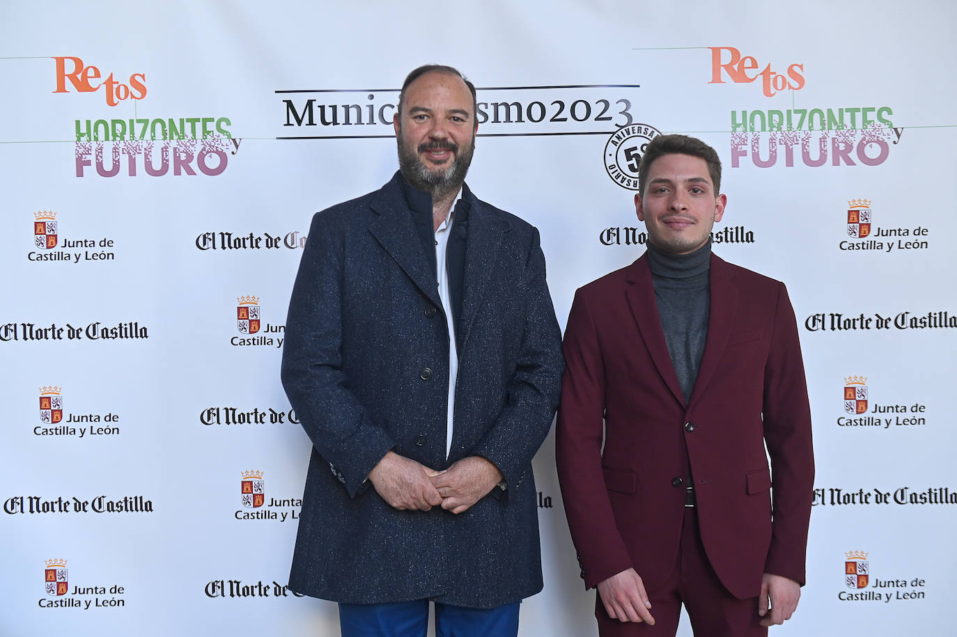 Javier Gómez (alcalde de Tudela de Duero) y Pablo de Diego.