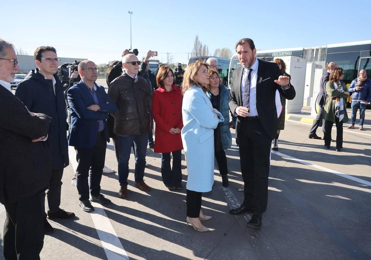 Visita de la ministra de Transportes, Raquel Sánchez, este lunes a Valladolid.