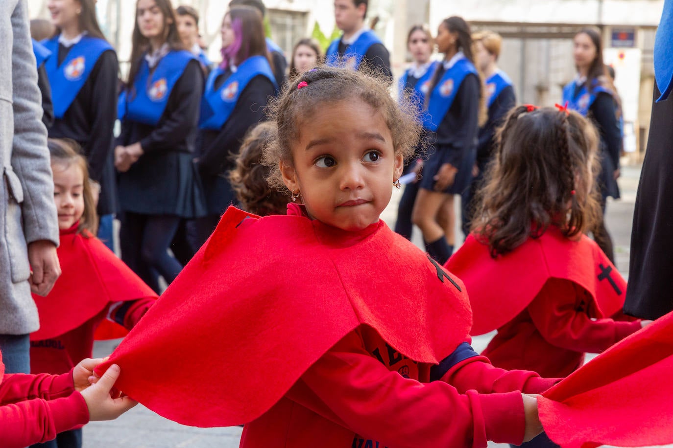 Procesión infantil en el Colegio Las Huelgas