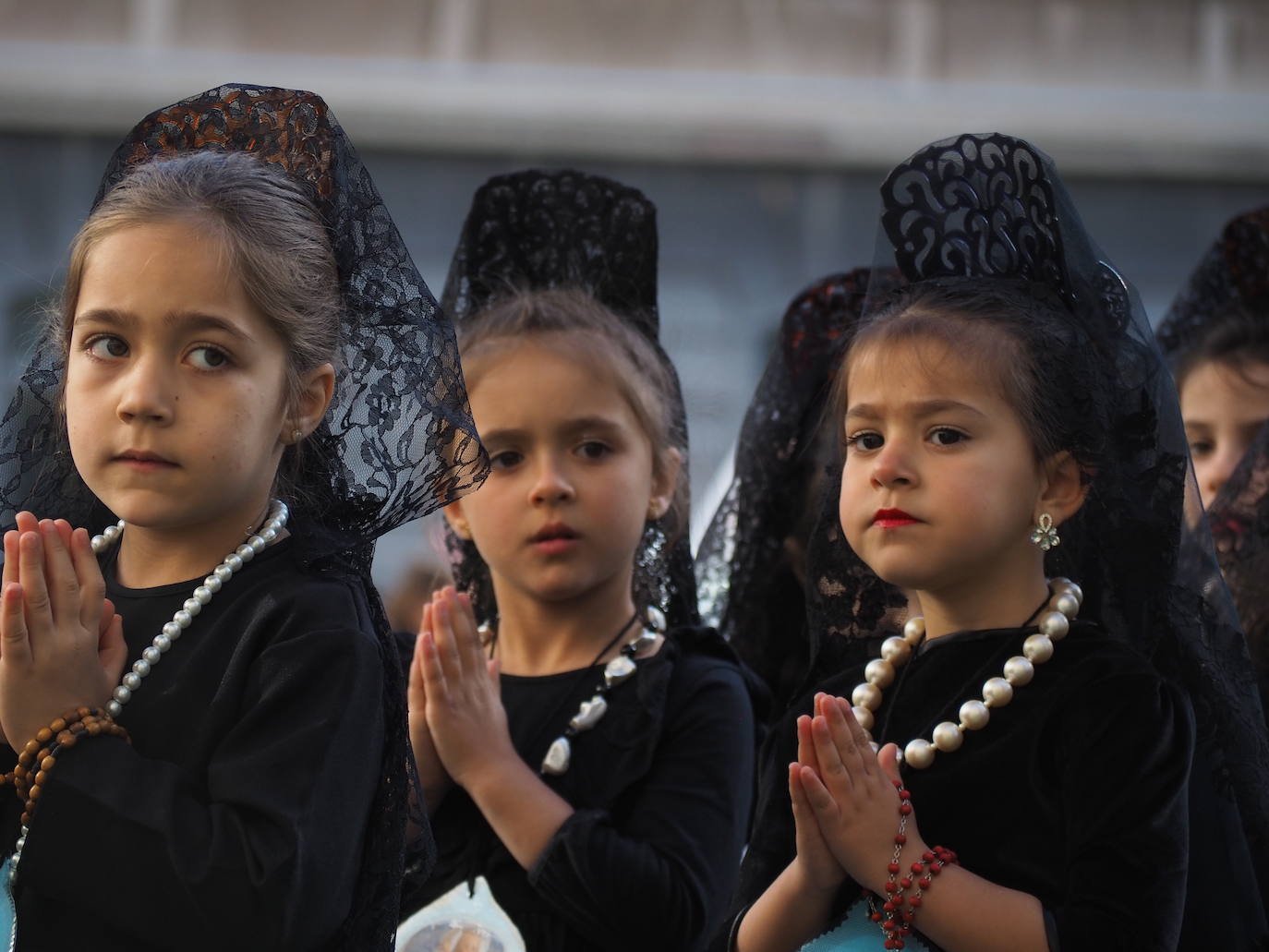Procesión de Semana Santa del colegio Lourdes
