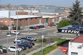 Vista de una parte del polígono industrial de San Cristóbal.