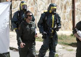 Operativo de la Guardia Civil en Carbonero de Ahusín