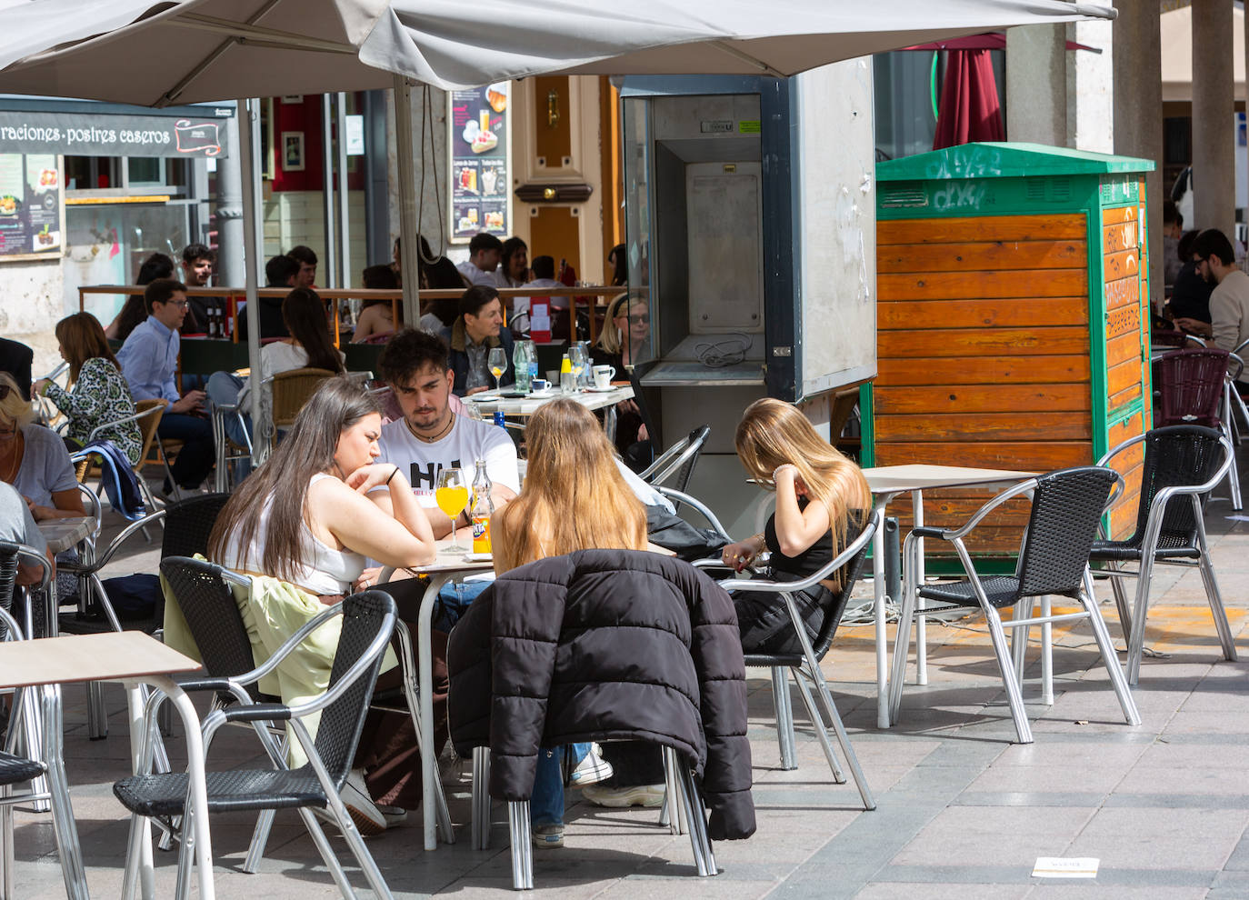 Una terraza de Valladolid.