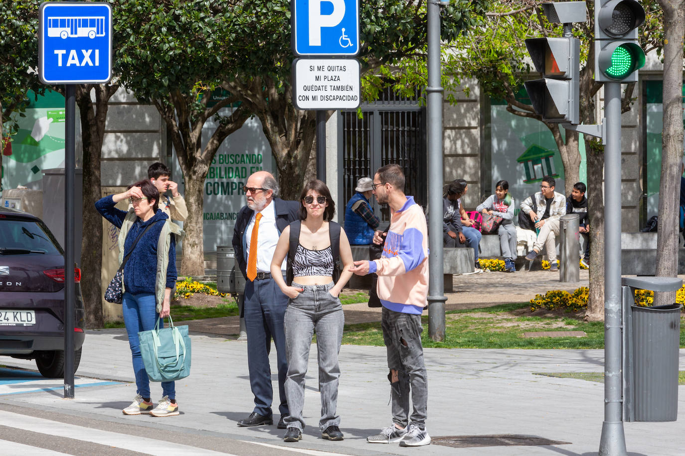 Ambiente en las calles de la ciudad.