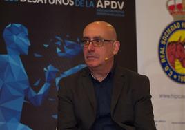 El seleccionador nacional Jordi Ribera, durante los encuentros organizados por la APDV.