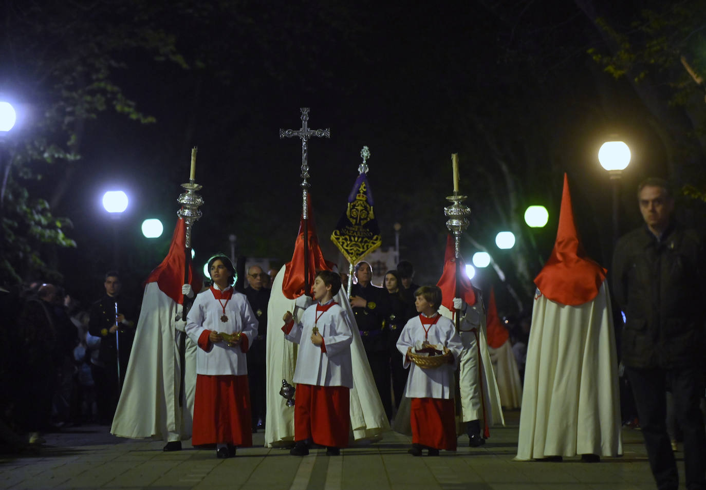 Traslado del Cristo de los Trabajos en Valladolid