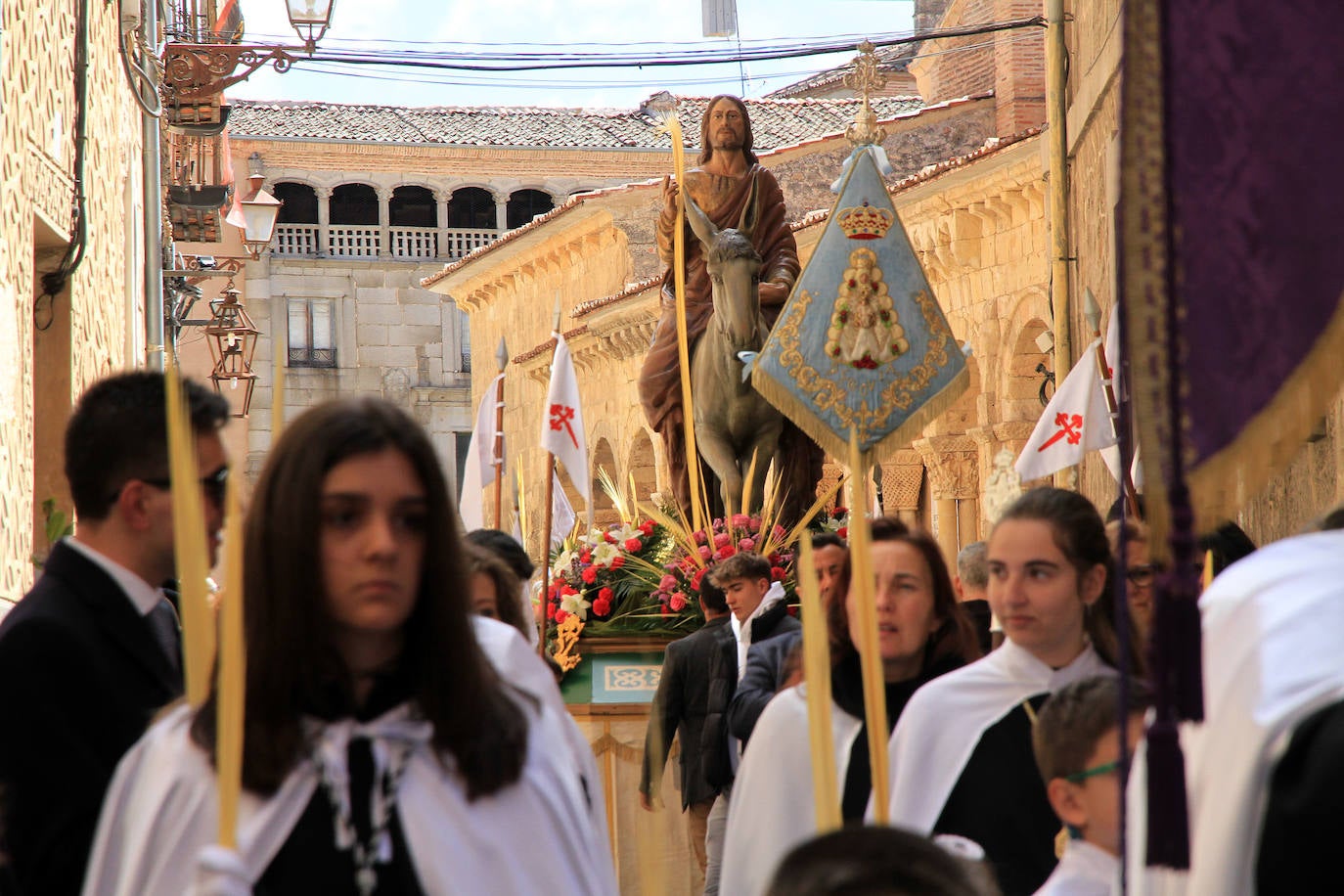 Domingo de Ramos en la provincia de Segovia