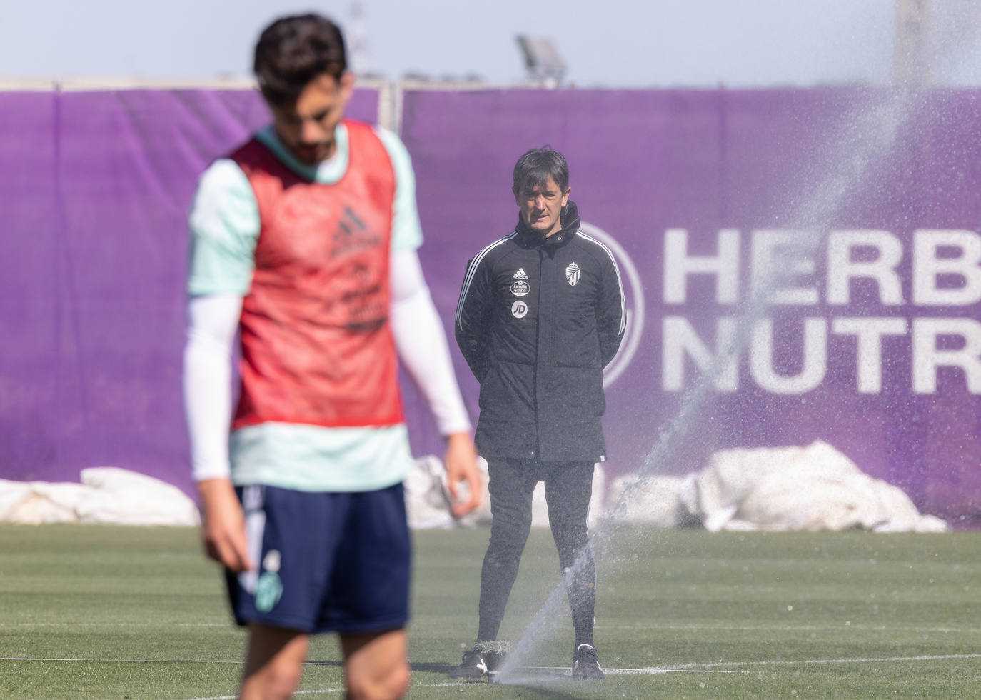 Último entrenamiento de Pacheta al frente del Pucela