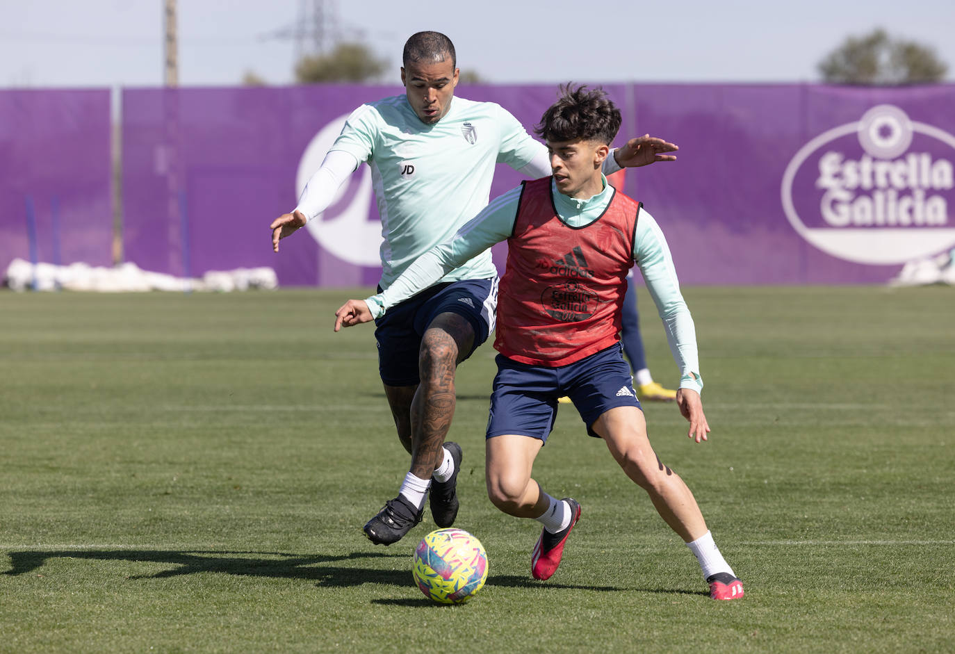 Último entrenamiento de Pacheta al frente del Pucela