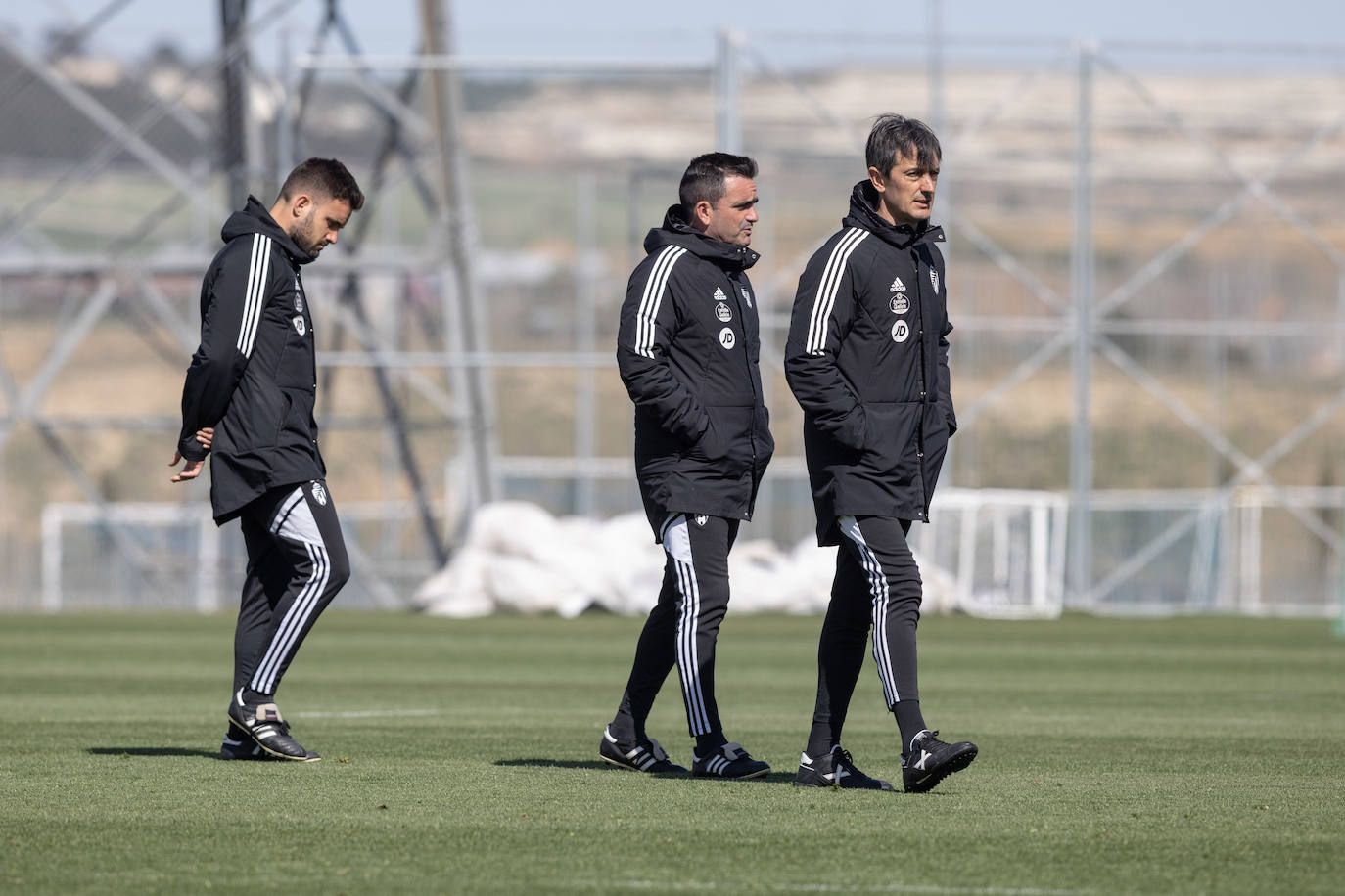 Último entrenamiento de Pacheta al frente del Pucela