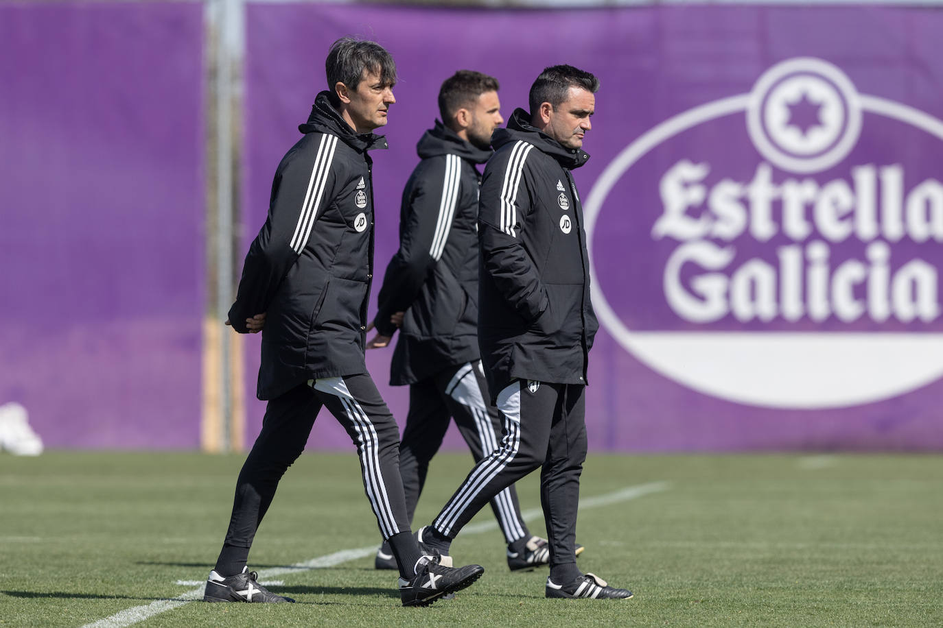 Último entrenamiento de Pacheta al frente del Pucela