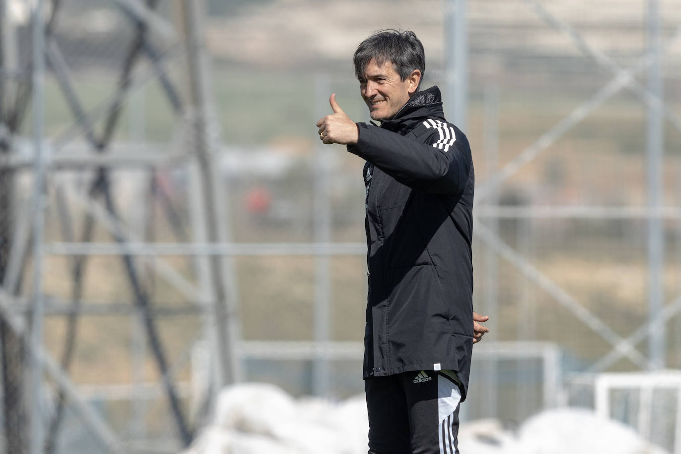 Último entrenamiento de Pacheta al frente del Pucela