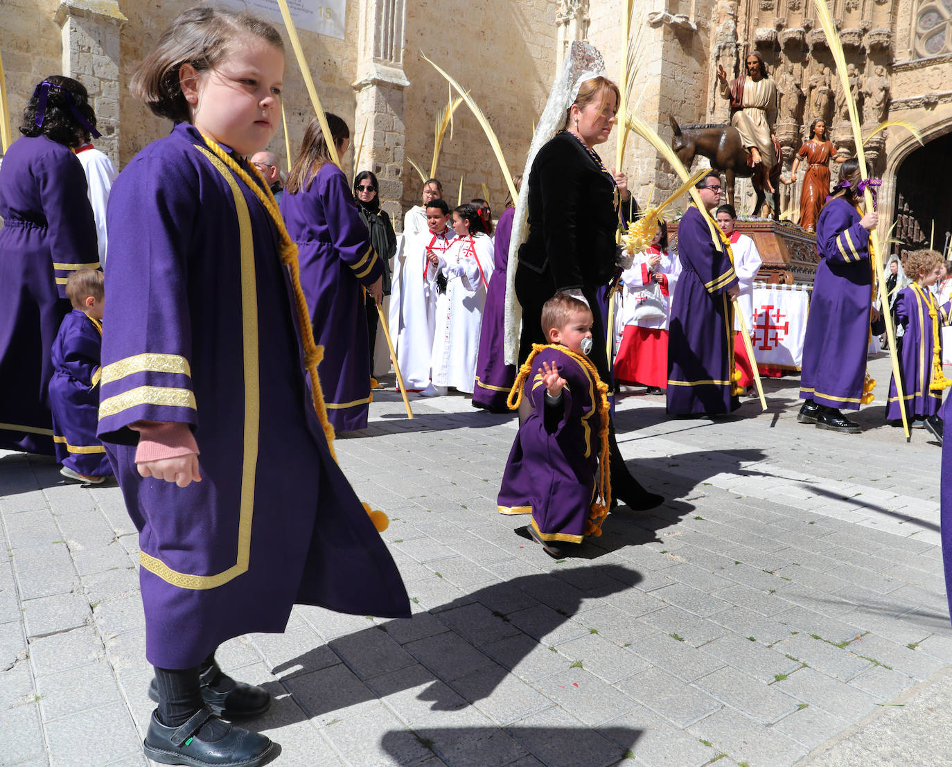 Procesión de la &#039;borriquilla&#039; en Palencia