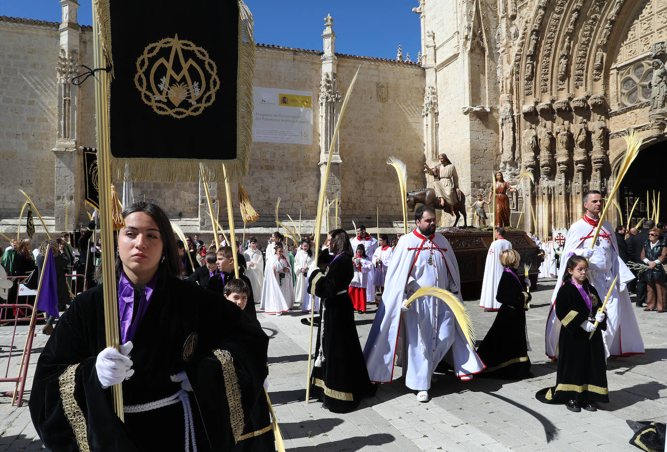 Procesión de la &#039;borriquilla&#039; en Palencia