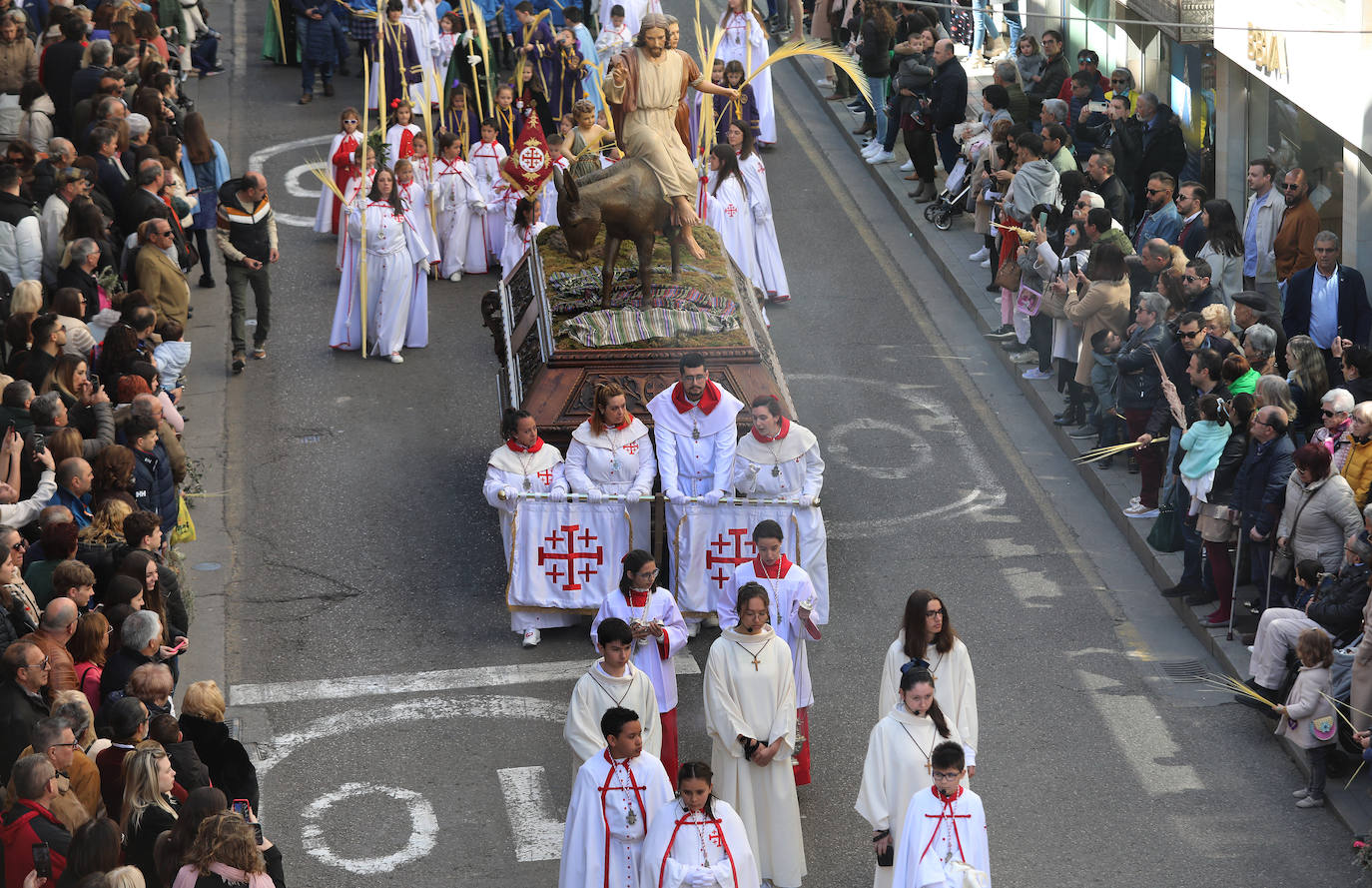 Procesión de la &#039;borriquilla&#039; en Palencia