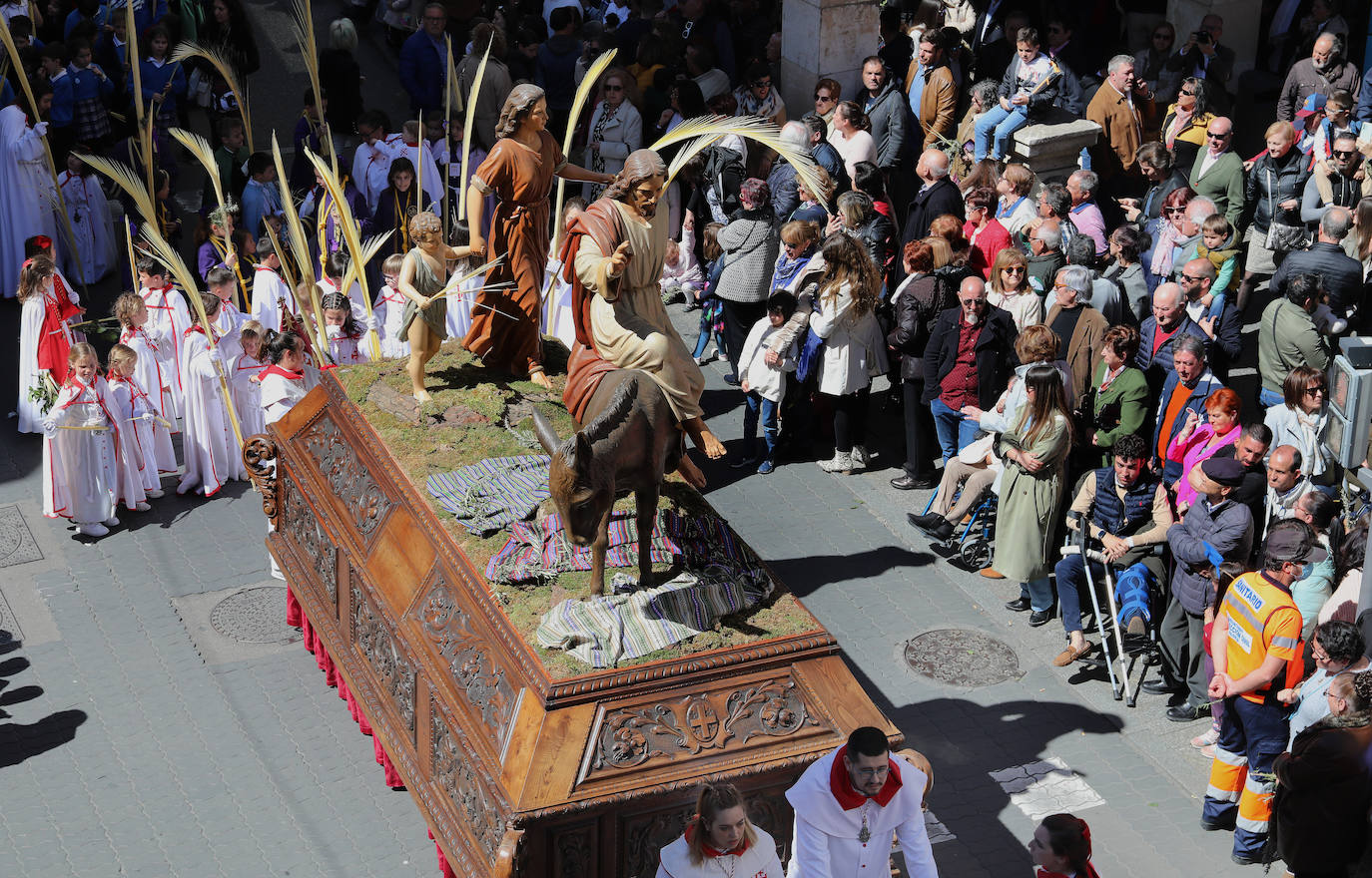 Procesión de la &#039;borriquilla&#039; en Palencia